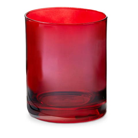 Celebration Dof Glass Red Double Old-Fashioned Drinkware