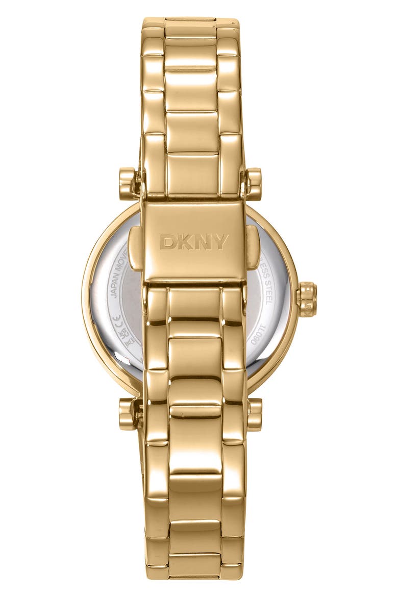 Essentials Crystal Marker Bracelet Watch, 28mm, Alternate, color, CHAMPAGNE