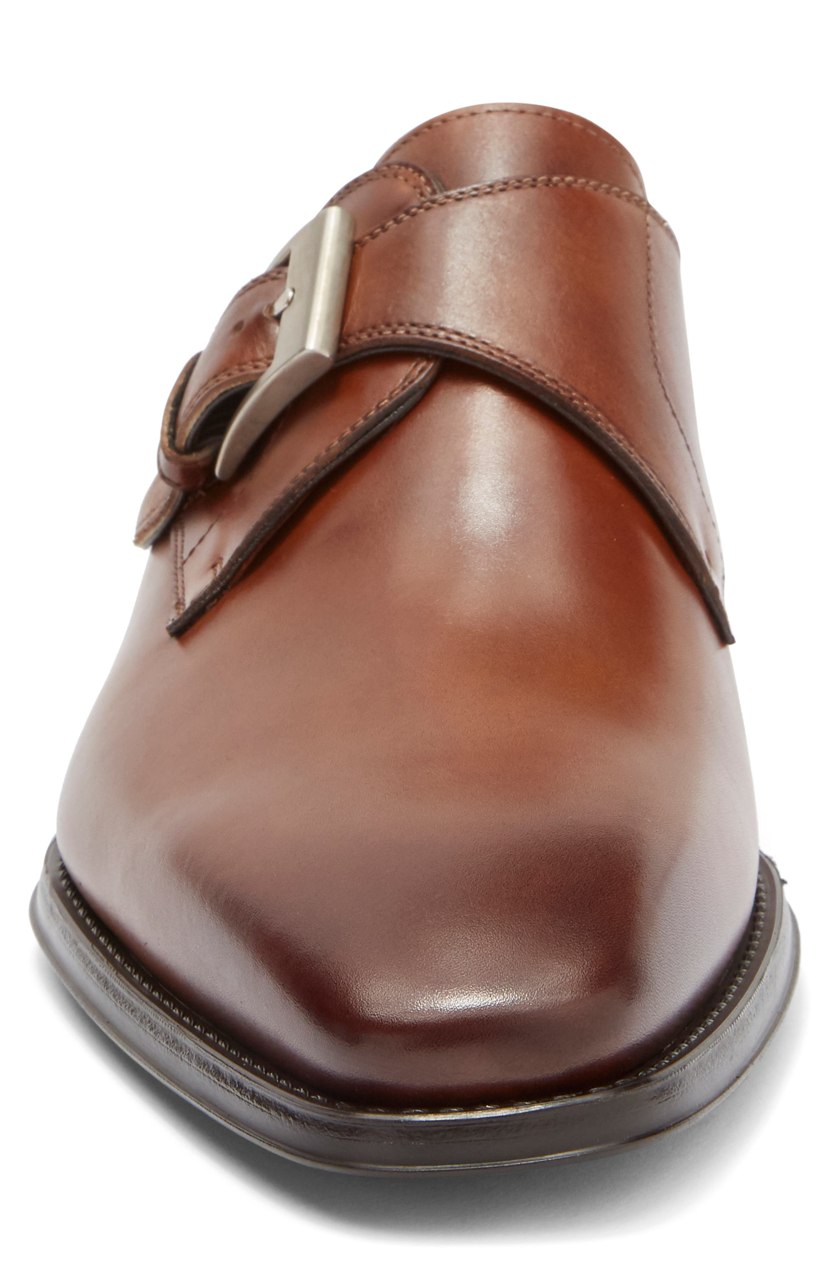 Veleta Monk Strap Shoe, Alternate, color, TABACO
