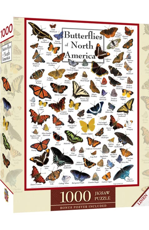 Butterflies 1000 Piece Jigsaw Puzzle