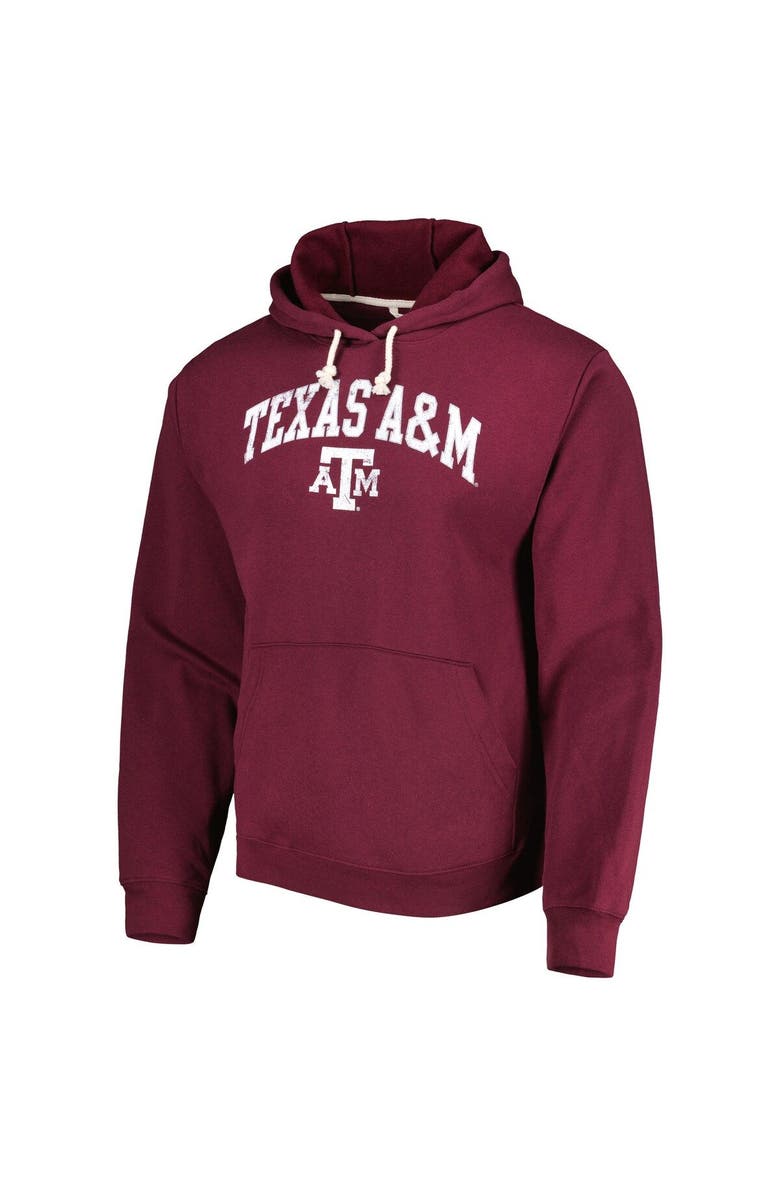 LEAGUE COLLEGIATE WEAR Men's League Collegiate Wear Maroon Texas A&M Aggies Arch Essential Pullover Hoodie, Alternate, color,