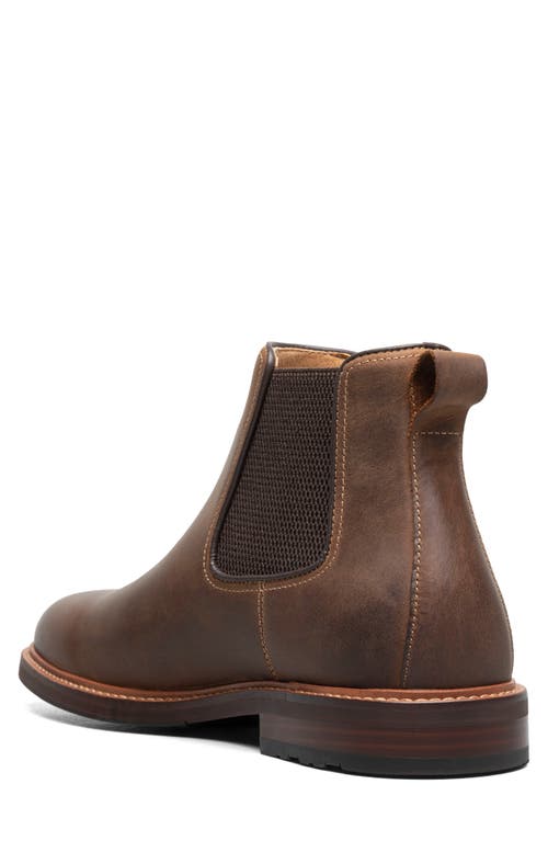 Florsheim Anthem Plain Toe Chelsea Boot In Brown