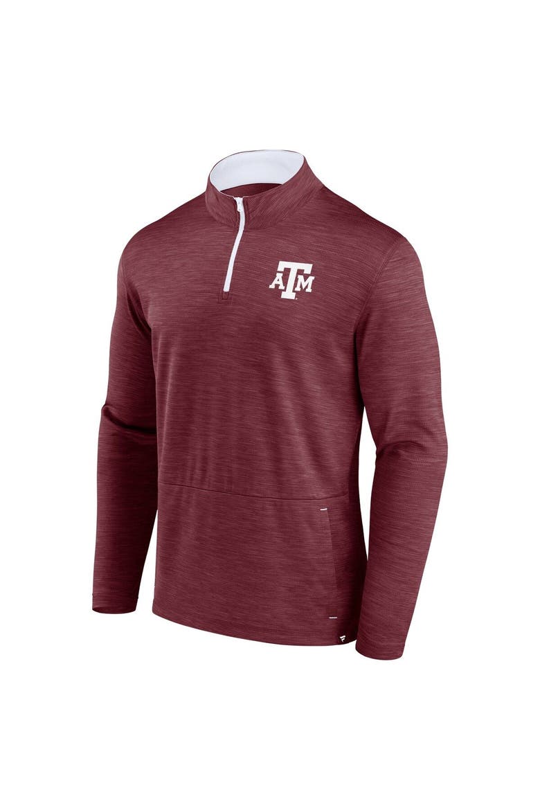 Men's Fanatics Branded Maroon Texas A&M Aggies Classic Homefield Quarter-Zip Top, Alternate, color, Maroon