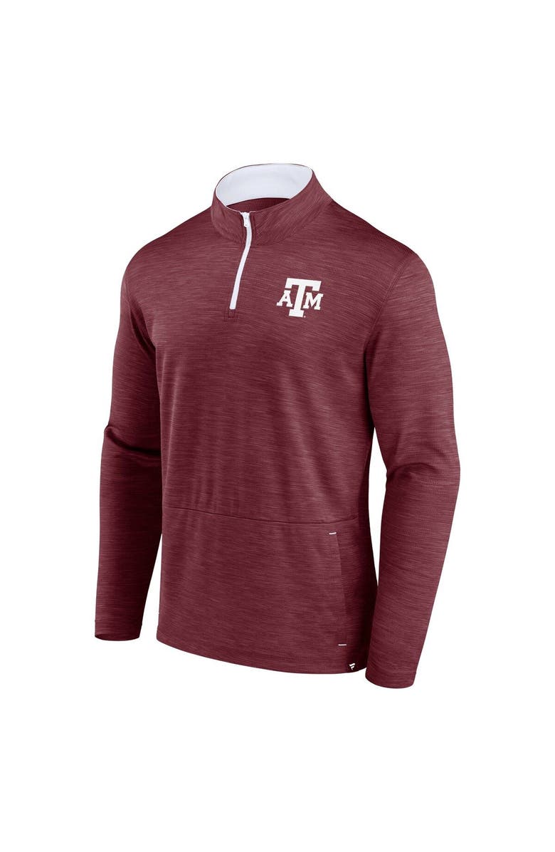 FANATICS Men's Fanatics Branded Maroon Texas A&M Aggies Classic Homefield Quarter-Zip Top, Alternate, color, Maroon