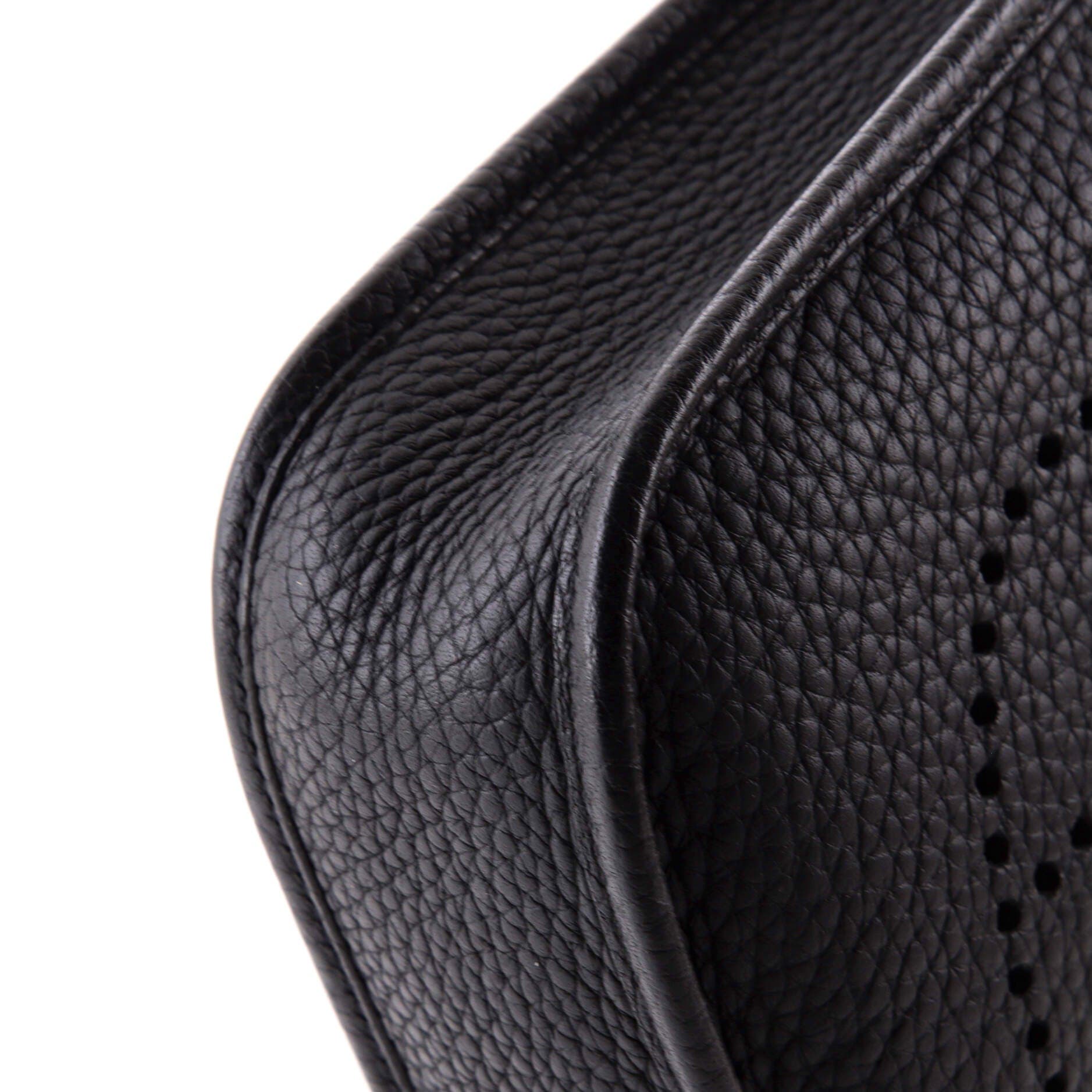 Pre-Owned Hermes Evelyne Bag Gen III Clemence TPM, Alternate, color, Noir