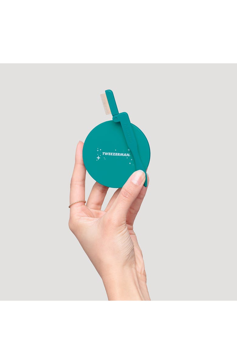 TWEEZERMAN Majestic Turquoise Ilashcomb & Mirror Set, Alternate, color, 
