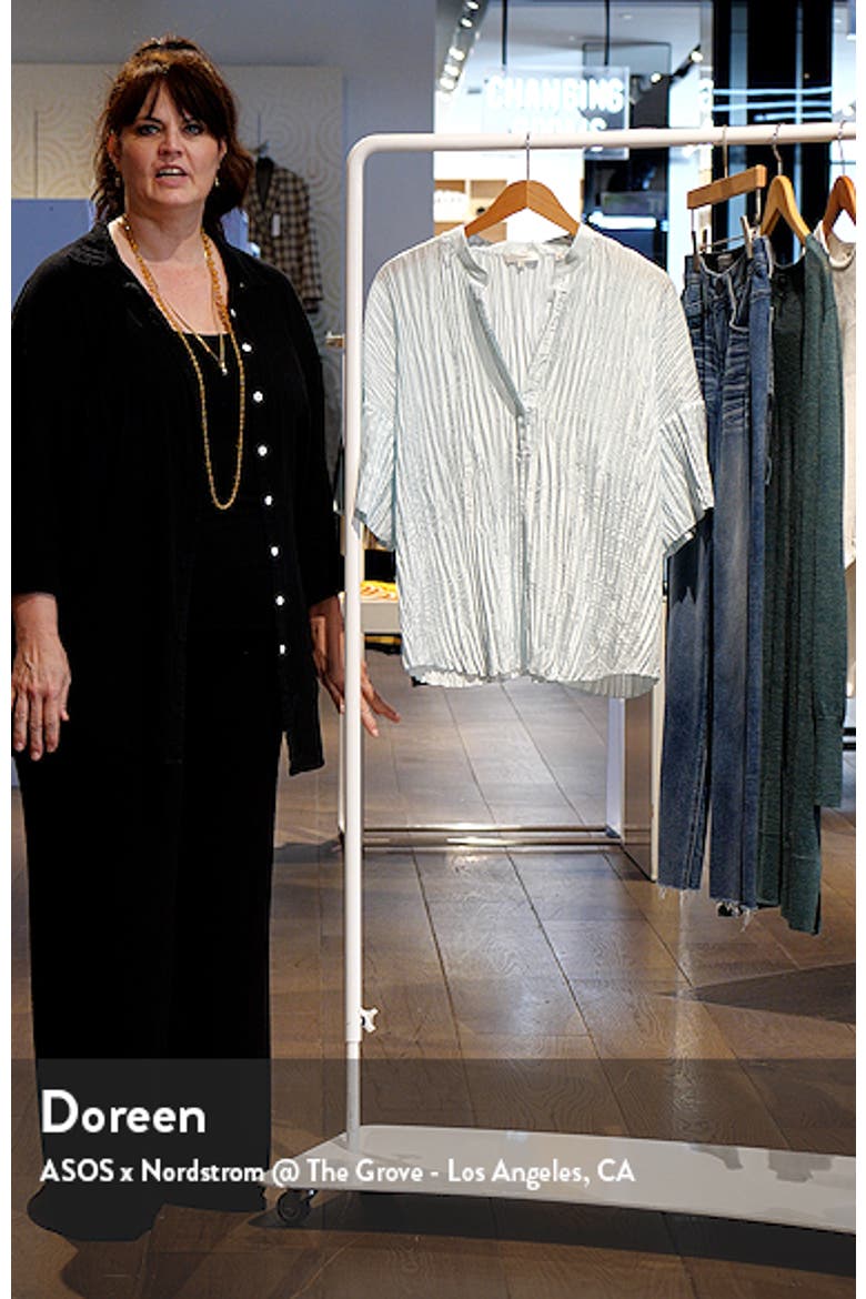 Crushed Silk Short Sleeve Top video