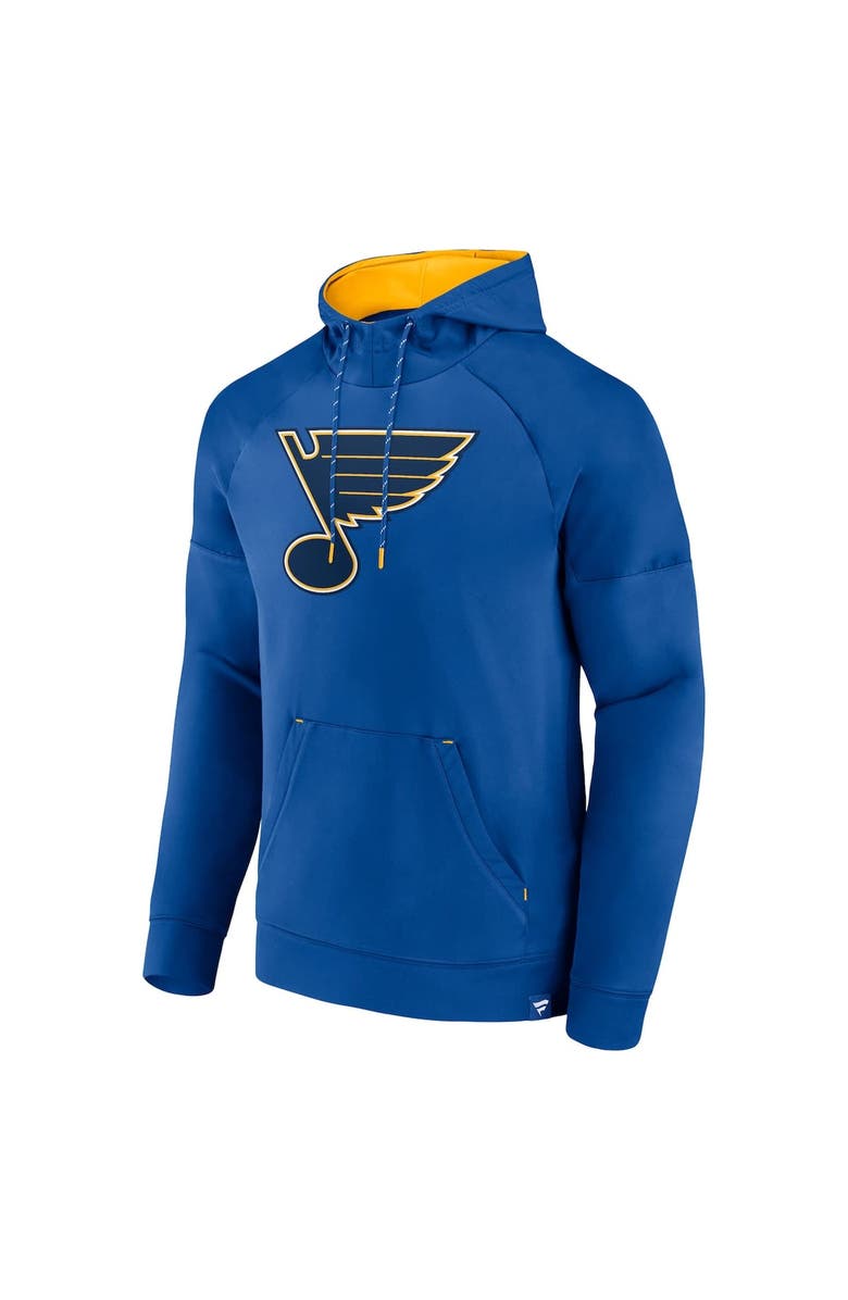 FANATICS Men's Fanatics  Royal St. Louis Blues Iconic Defender Raglan Pullover Hoodie, Alternate, color, Royal