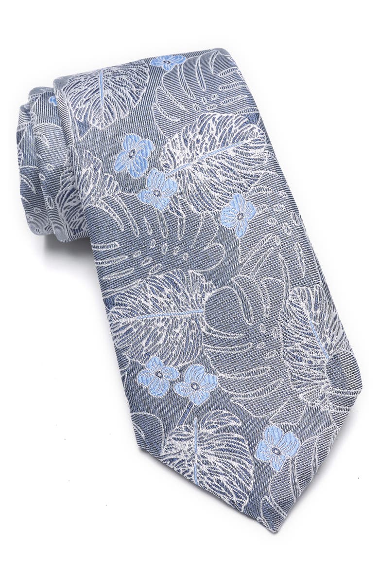 NORDSTROM RACK Silk Piper Floral Tie, Main, color,