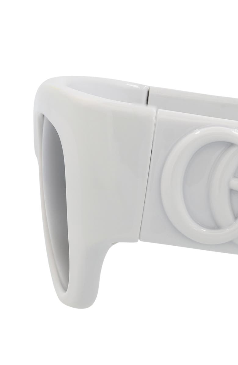 Gucci 53mm Square Sunglasses, Alternate, color, Grey Grey Grey