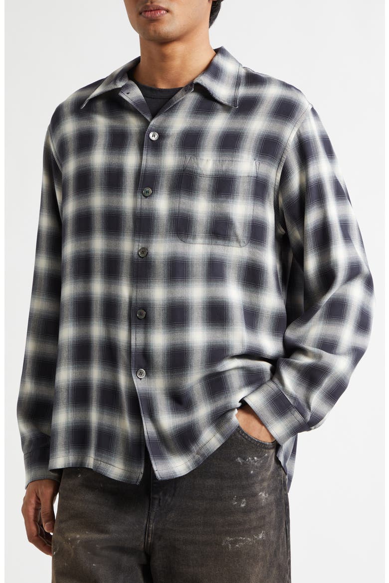 Every Check Button-Up Shirt, Alternate, color, RENO COWBOY VISCOSE