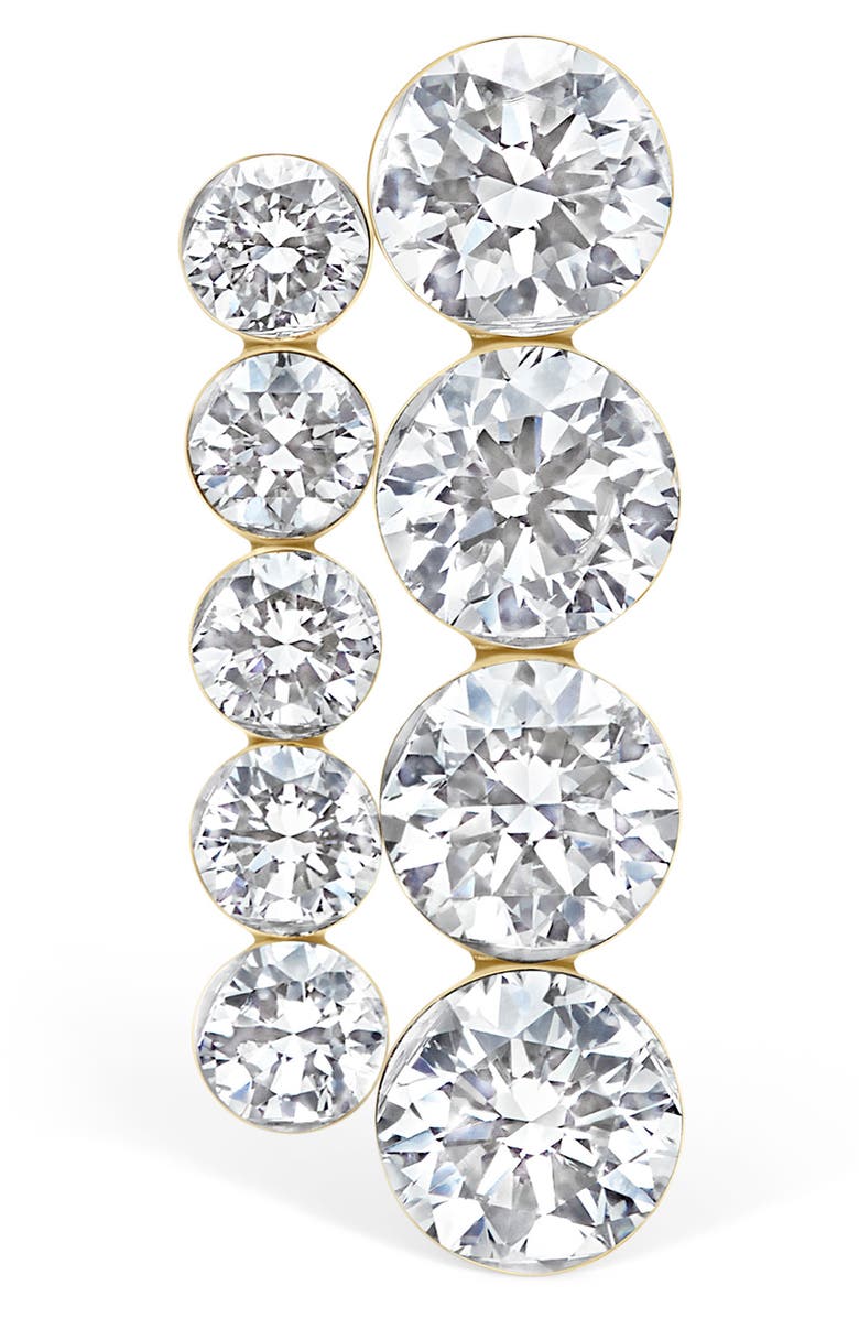 MARIA TASH Apsara Invisible Setting Diamond Bar Single Earring, Alternate, color,