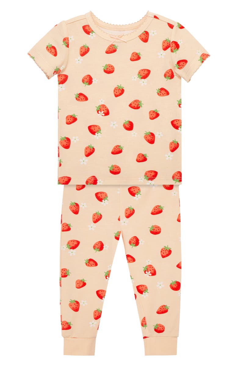 Little Me 4-Piece Pajamas, Alternate, color,