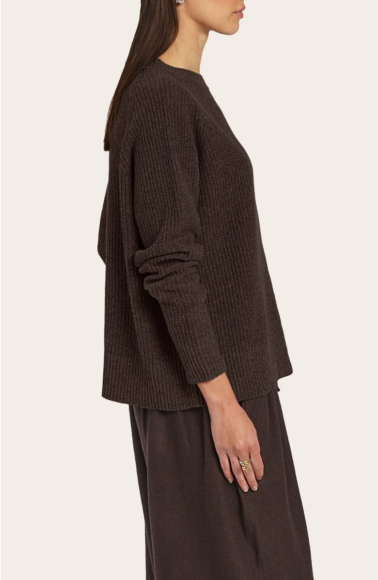 oyun Romy Summer Sweater, Alternate, color, Espresso