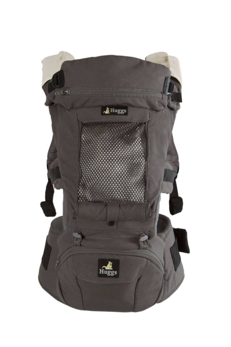 Huggs® Baby Hip Carrier With Patented Hipbelt, Alternate, color, Charcoal Grey