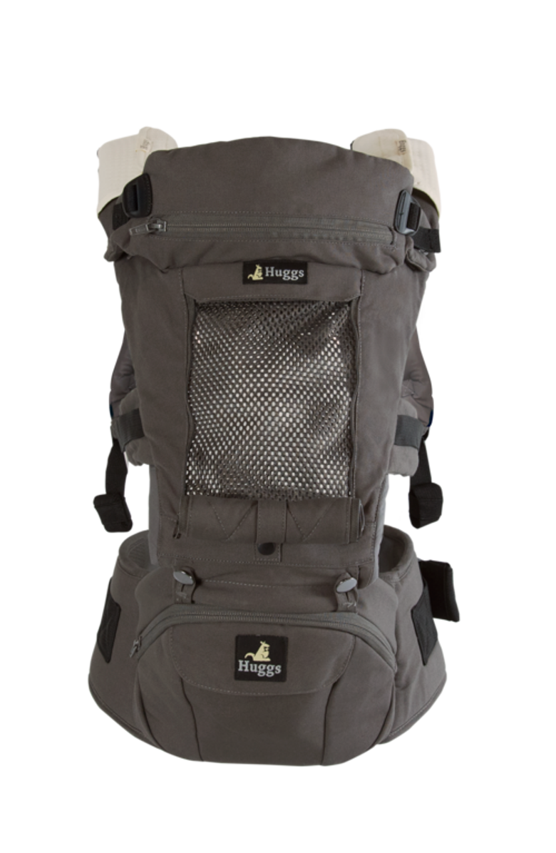 Abiie Huggs<sup>®</sup> Baby Hip Carrier With Patented Hipbelt, Alternate, color, Charcoal Grey