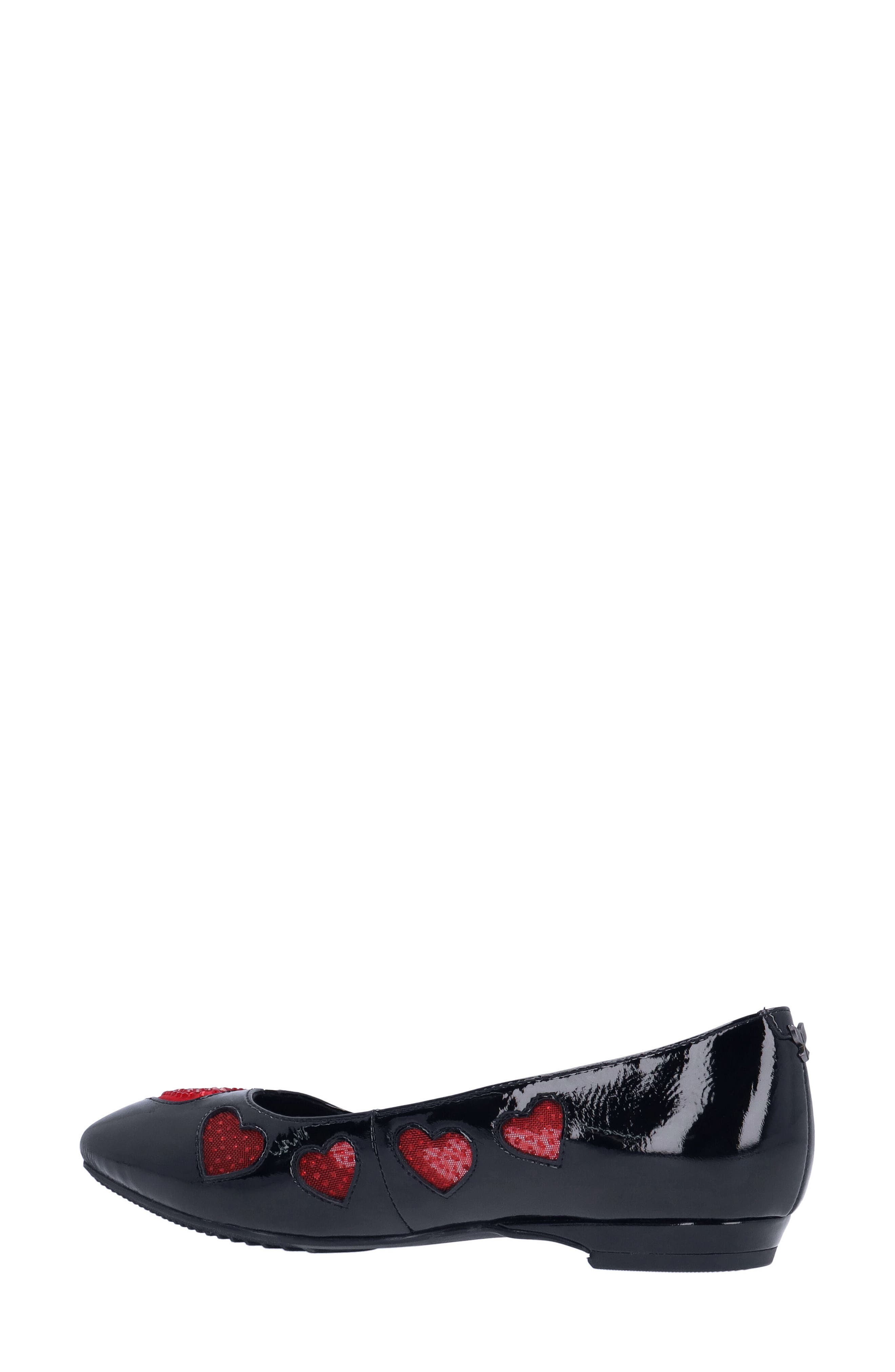 J. Reneé Truelove Flat, Alternate, color, Black/ Red