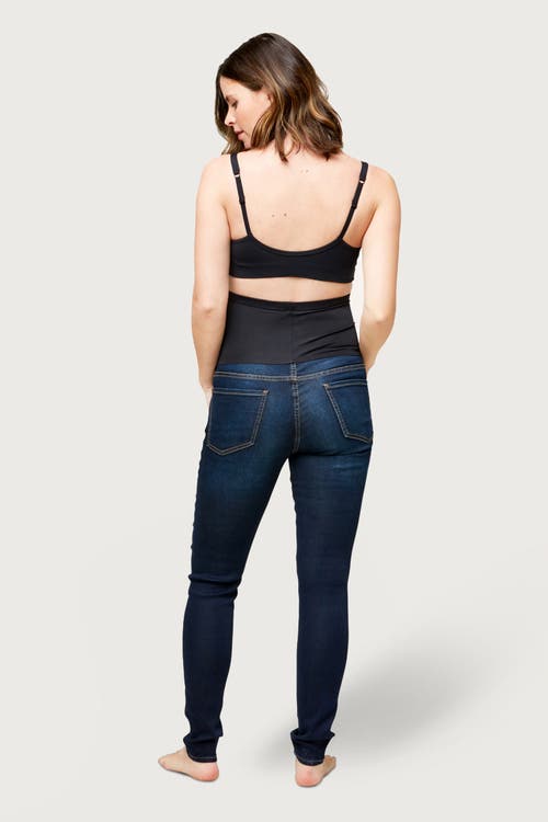 Nom Maternity Soho Skinny Over The Belly Maternity Jean In Blue