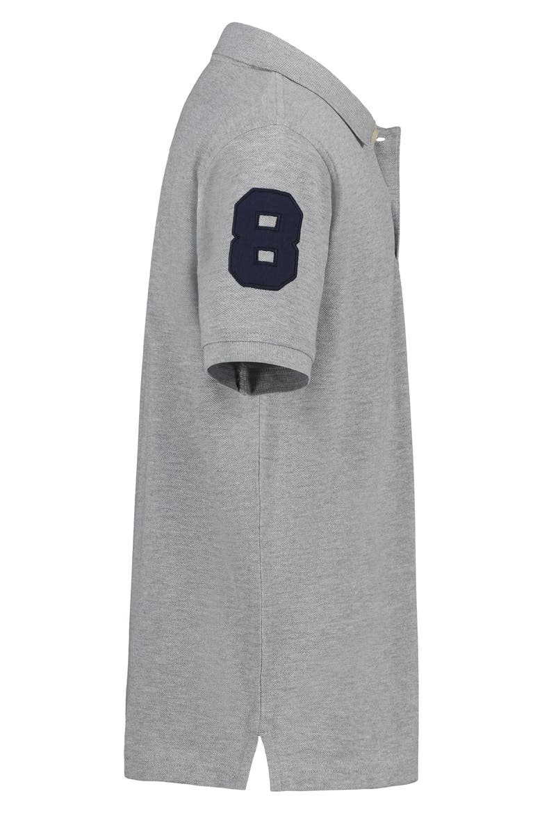 Kids' Matt H Polo, Alternate, color, GREY HEATHER
