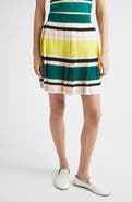 Marimekko Runous Helvi Stripe Pleated Knit Skirt