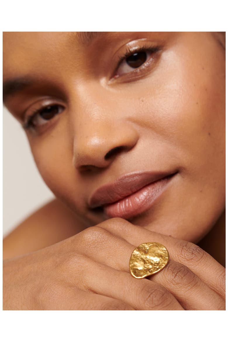 Capri Teardrop Ring, Alternate, color, 18CT GOLD VERMEIL