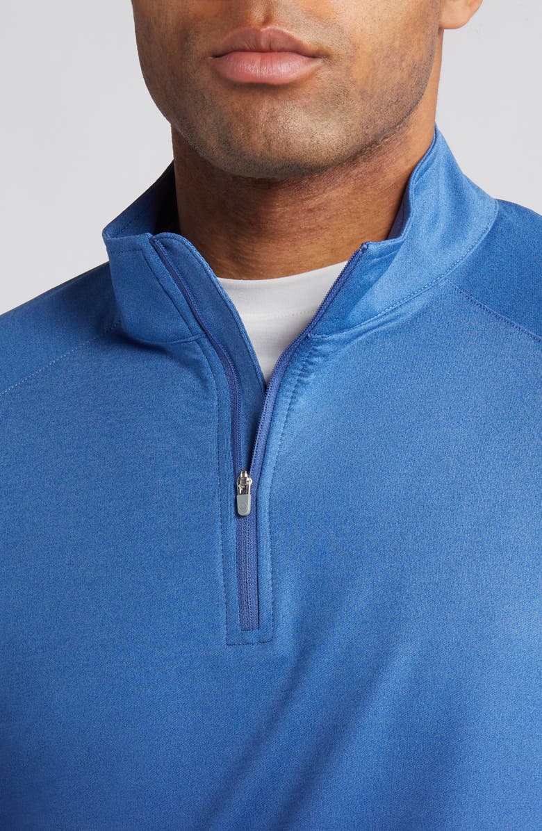 Peter Millar Perth Ombré Performance Quarter Zip Pullover, Alternate, color, 