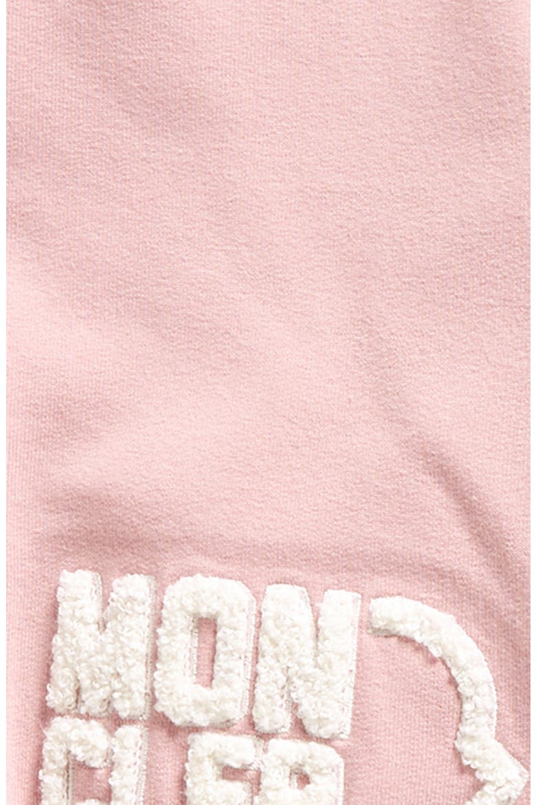Kids' Cotton Stretch Fleece Hoodie & Joggers Set, Alternate, color, PINK/ WHITE