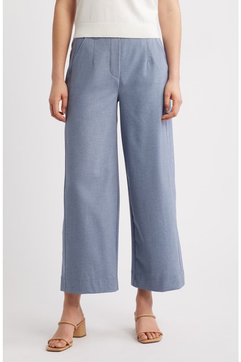 Glider Skyrise Wide Leg Pants, Main, color, INFINITY BLUE