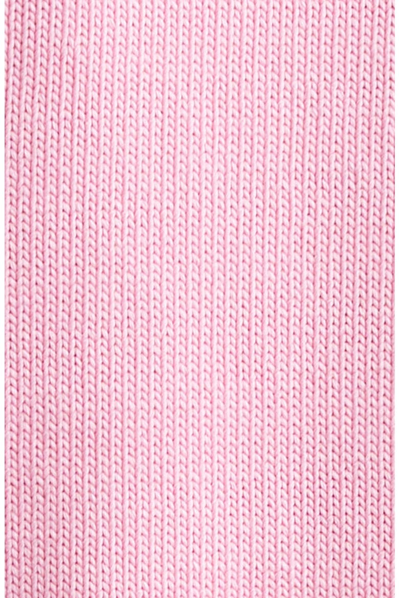 Kolos Face Patch Cotton Crewneck Sweater, Alternate, color, CAMEO PINK DRM