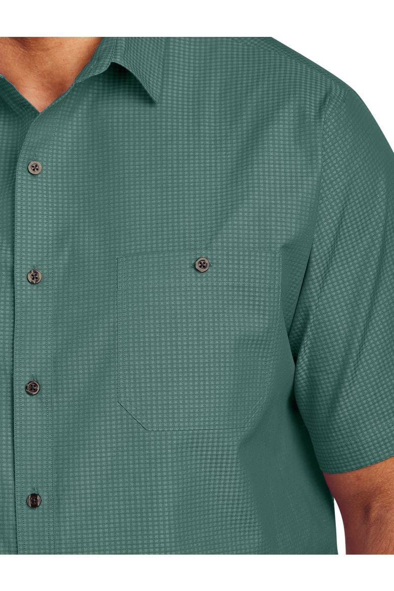 Textured Solid Sport Shirt, Alternate, color, BOTANICAL GREEN