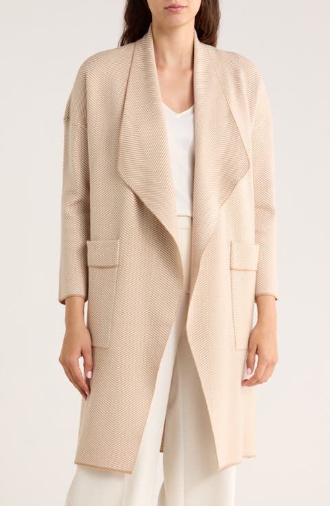 Open Front Long Cardigan (Regular & Plus)