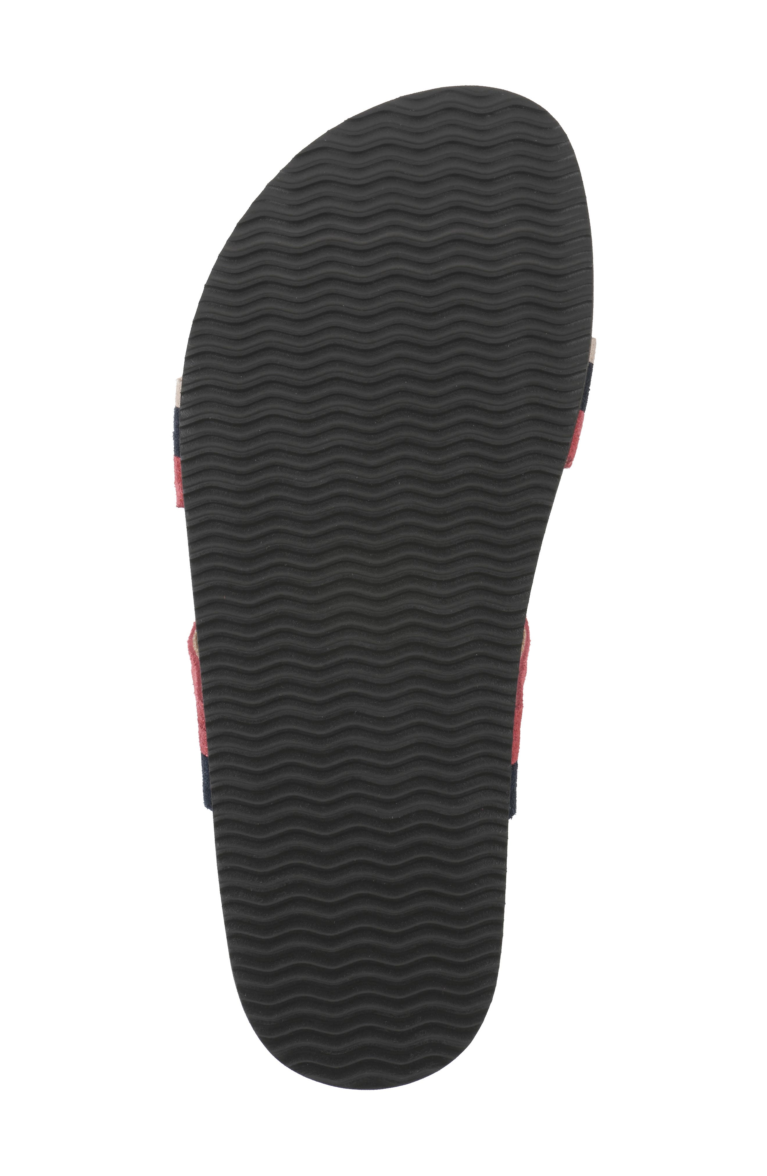 Halicore Slide Sandal, Alternate, color, AMERICANA/ MULTI/ SUEDE