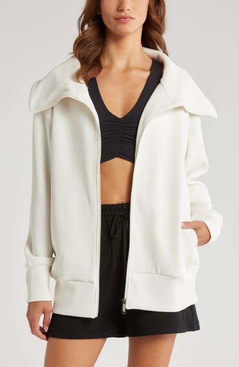Ottoman Rib Zip Jacket