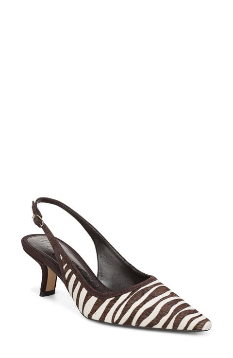 Bianka Slingback Mesh Pointed Toe Pump (Women)