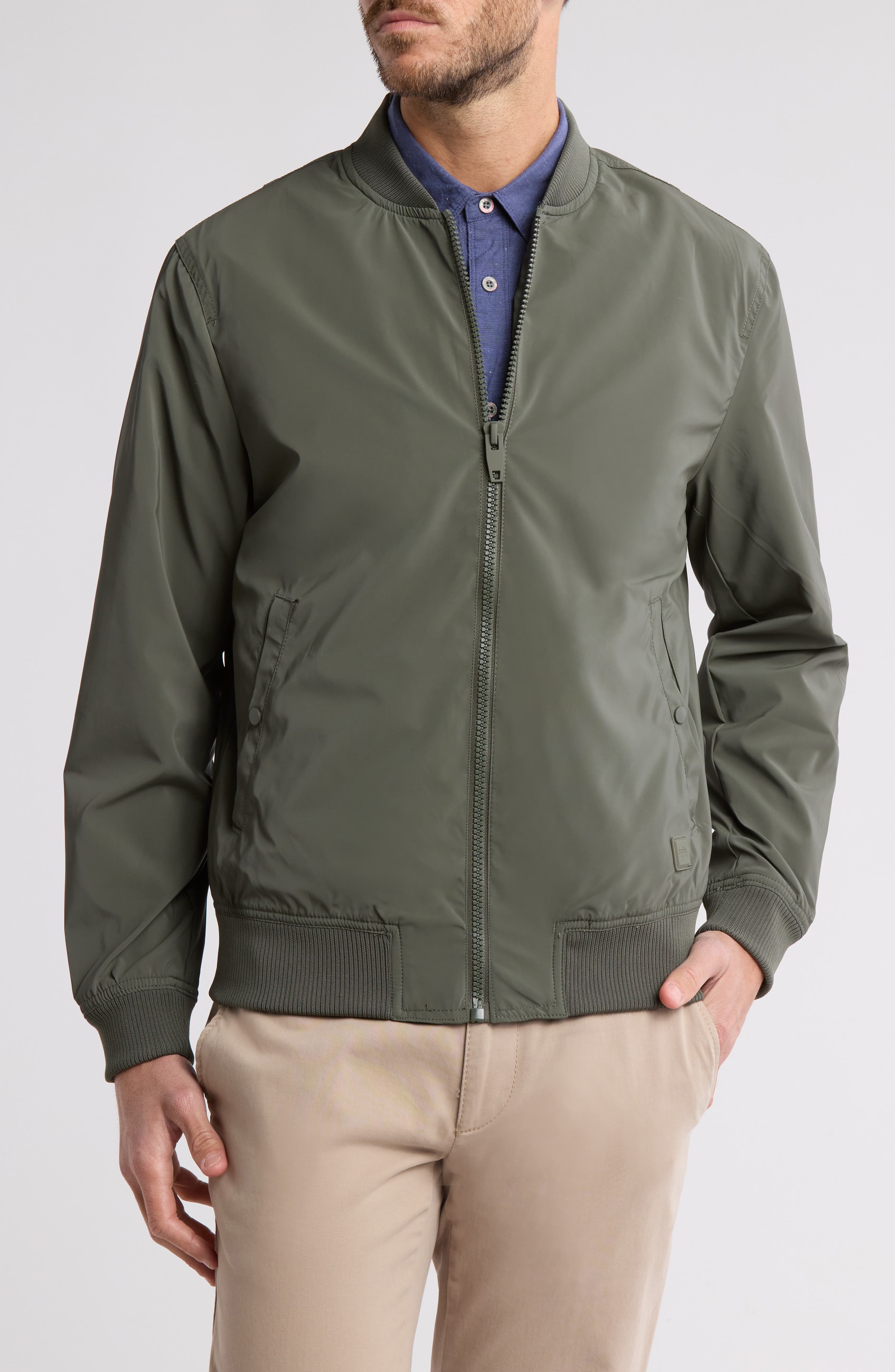 DENIM AND FLOWER Nylon Bomber Jacket