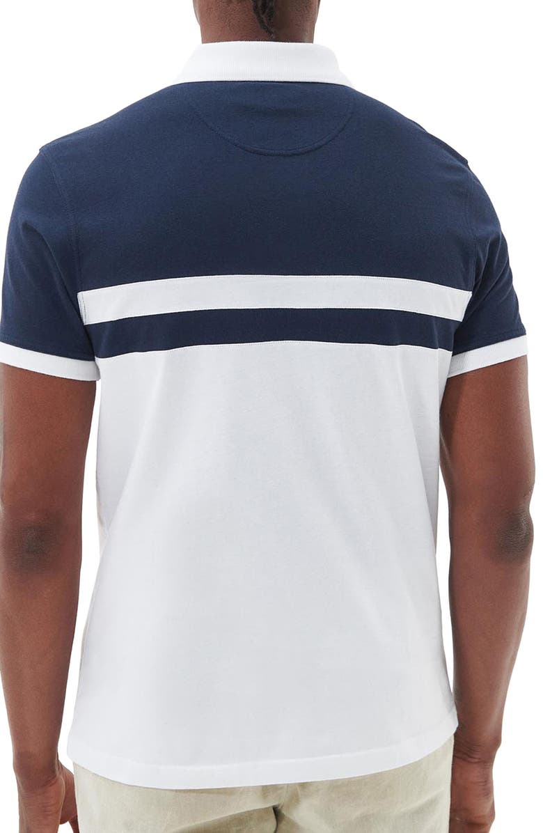 Barbour Bonnington Stripe Colorblock Polo, Alternate, color, 