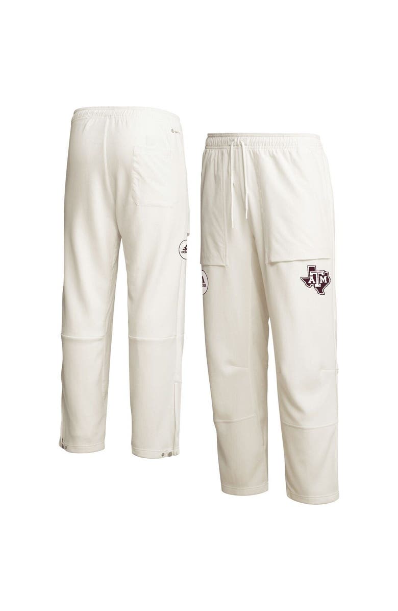 adidas Men's adidas Cream Texas A&M Aggies Zero Dye AEROREADY Pants, Main, color, Cream