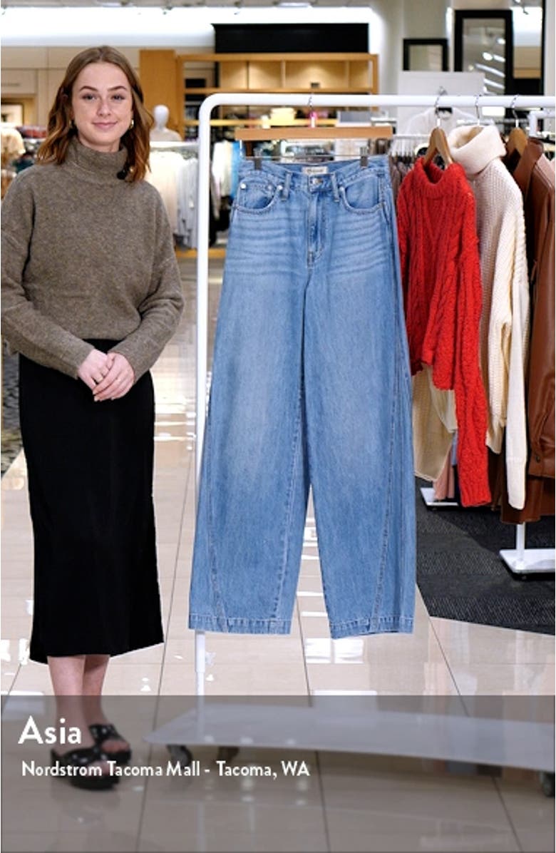 Superwide Leg Jeans in Parson Wash: Inset Edition, sales video thumbnail