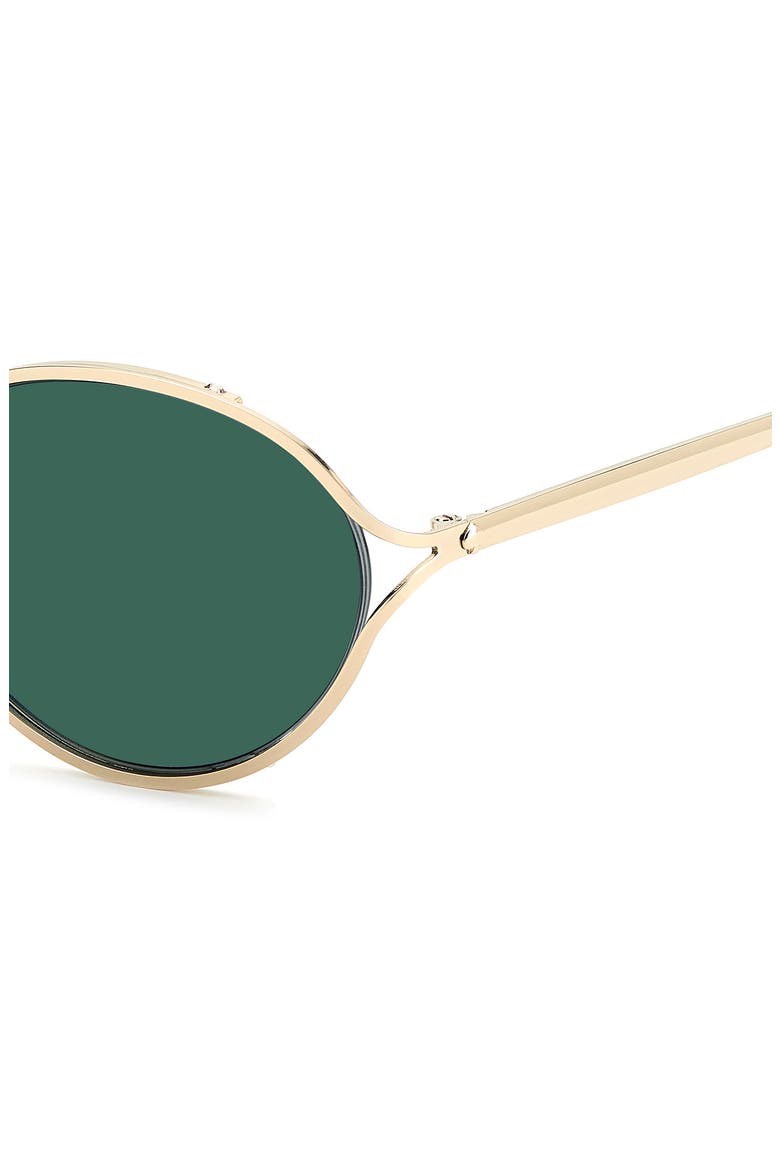 adina 54mm oval sunglasses, Alternate, color, HAVANA GOLD/ GREEN