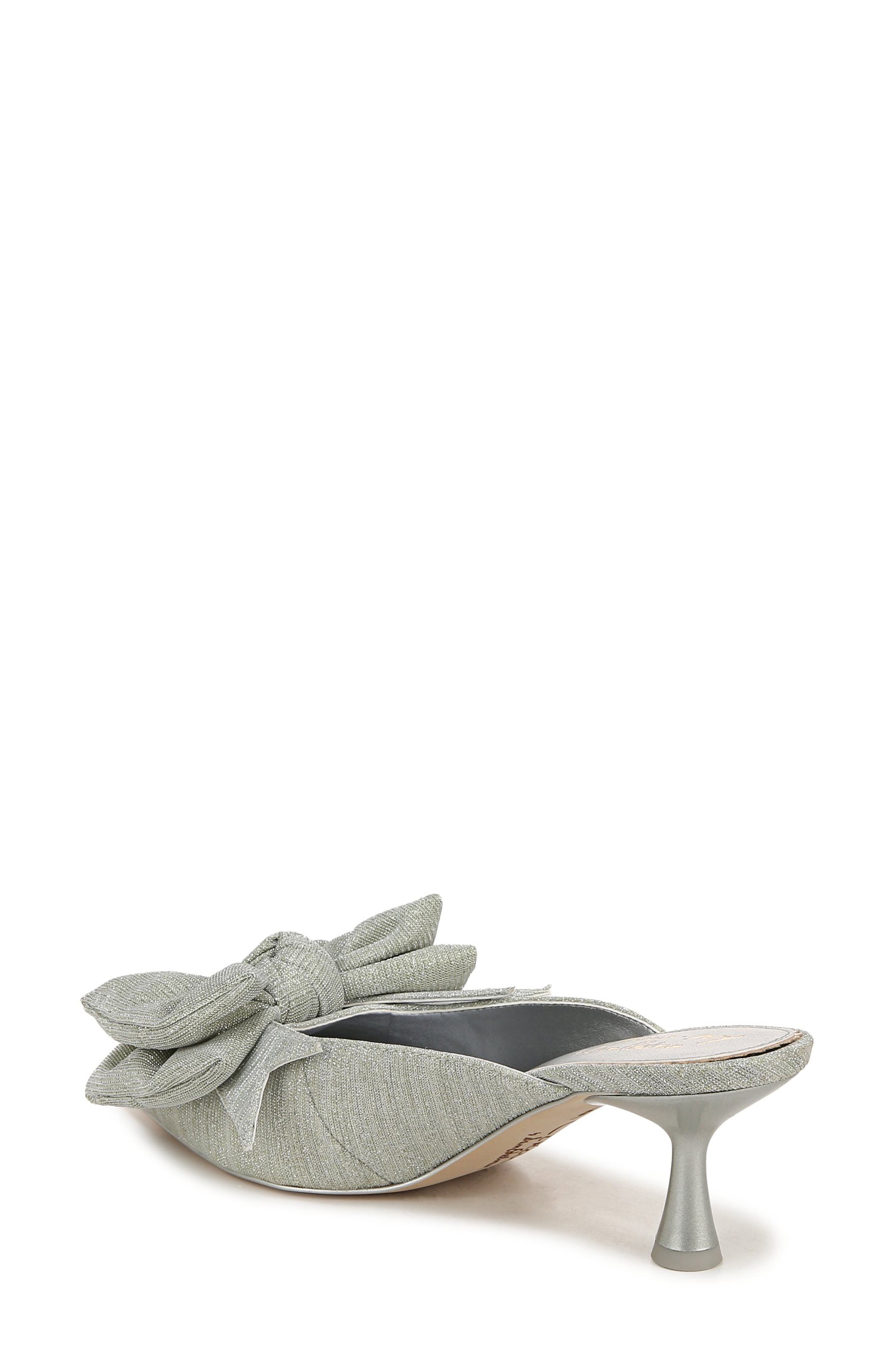 Circus NY by Sam Edelman Fiona Pointed Toe Mule, Alternate, color, Silver Metallic