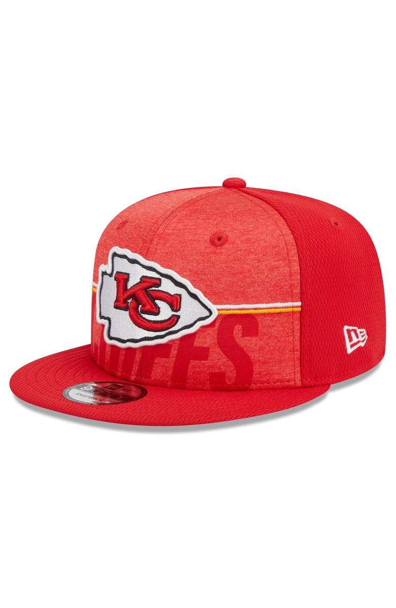 New Era Men's New Era Red Kansas City Chiefs 2023 NFL Training Camp 9FIFTY Snapback Hat, Main, color, 