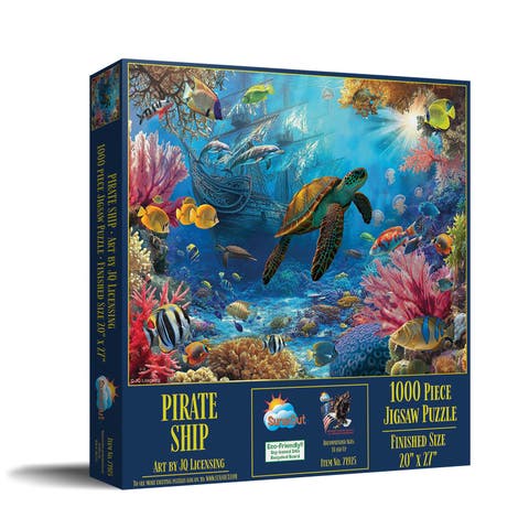Pirate Ship 1000 piece Jigsaw Puzzle for Adults