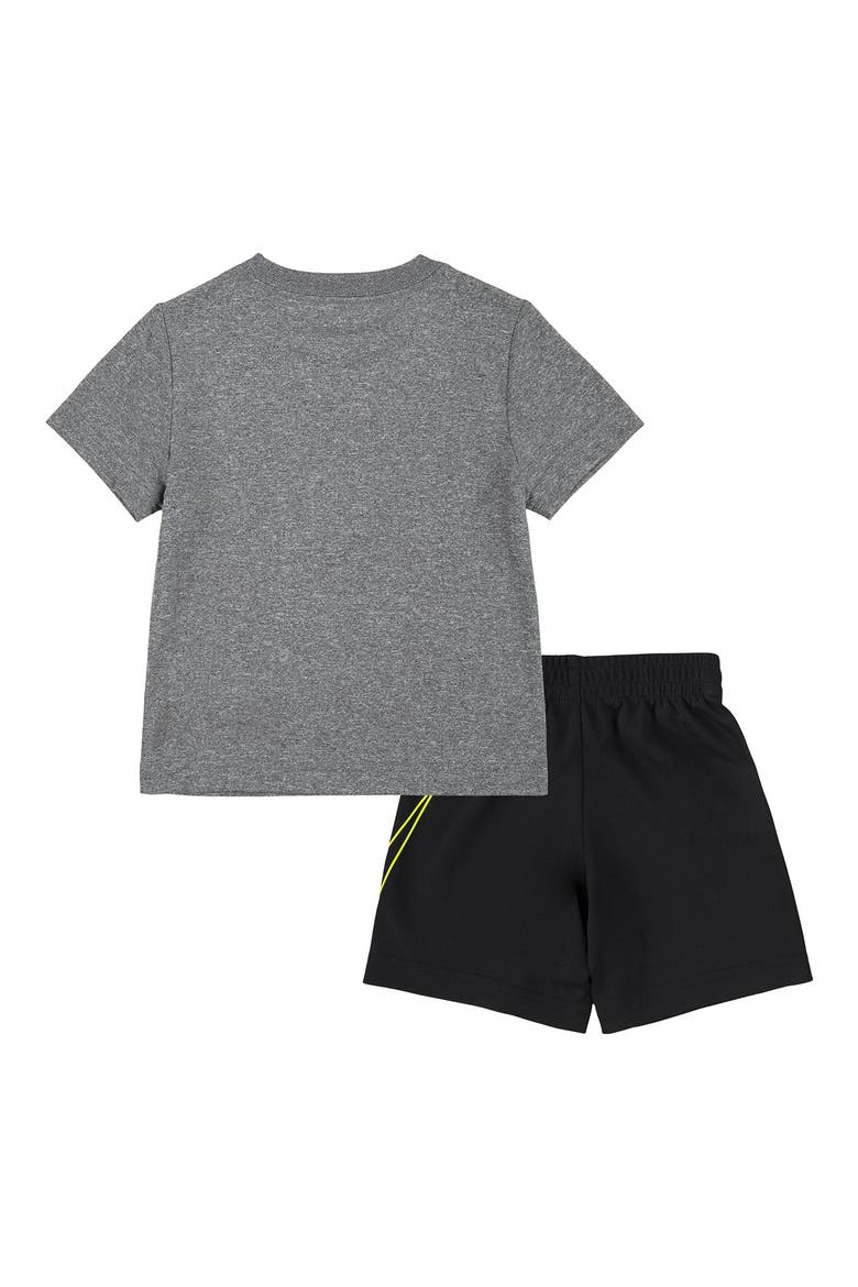 Short & Shirt Set, Alternate, color, BLACK