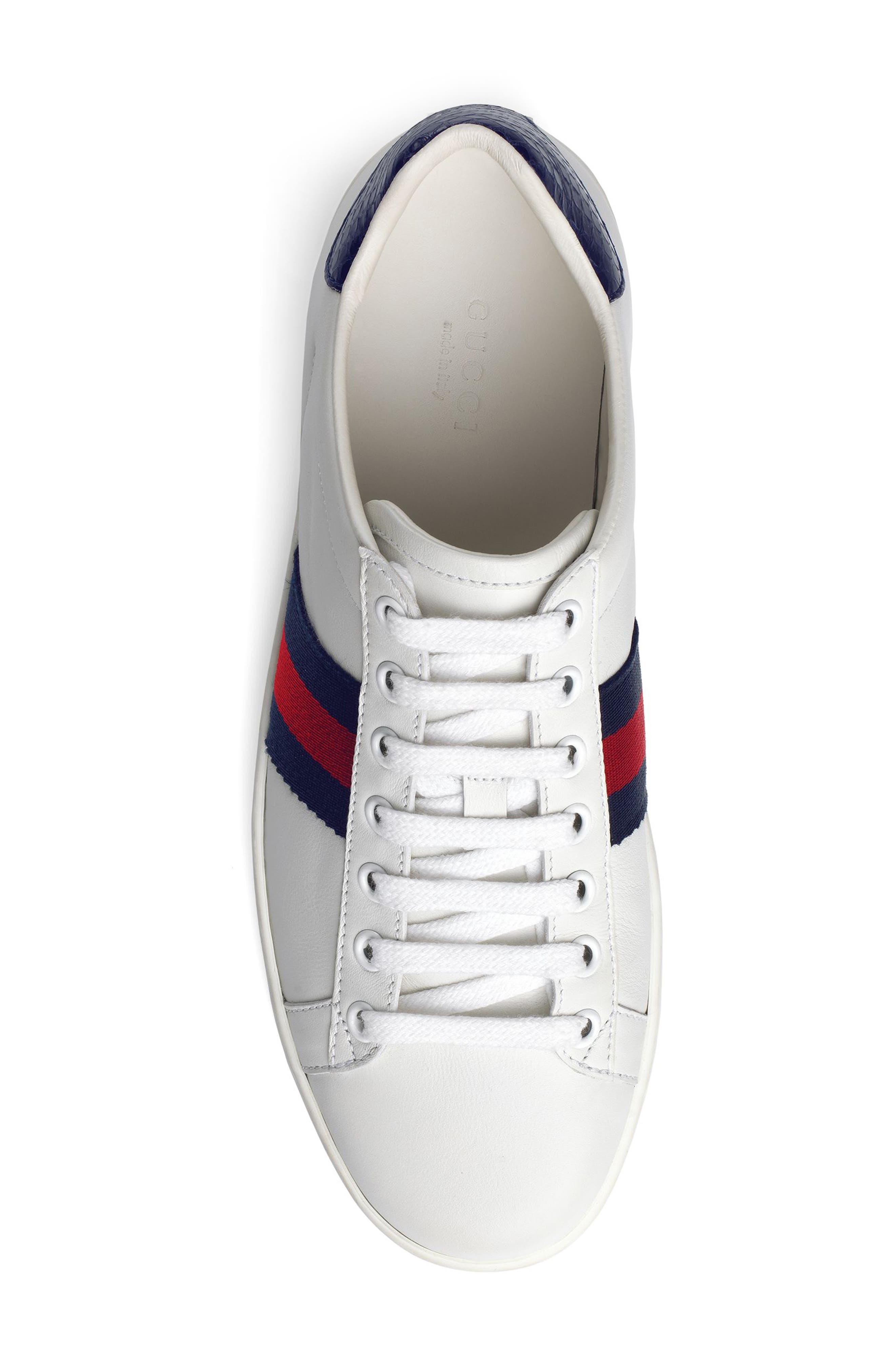 Gucci New Ace Sneaker, Alternate, color, 