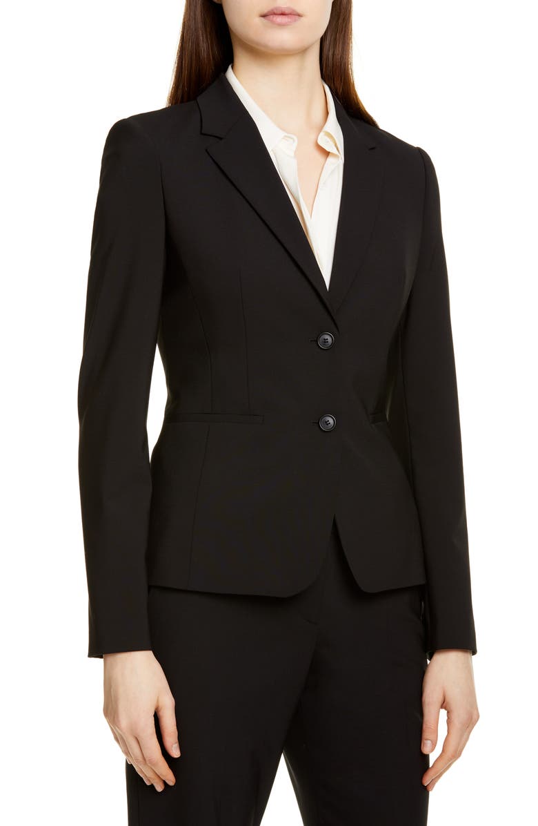 BOSS Julea Stretch Wool Jacket, Alternate, color,