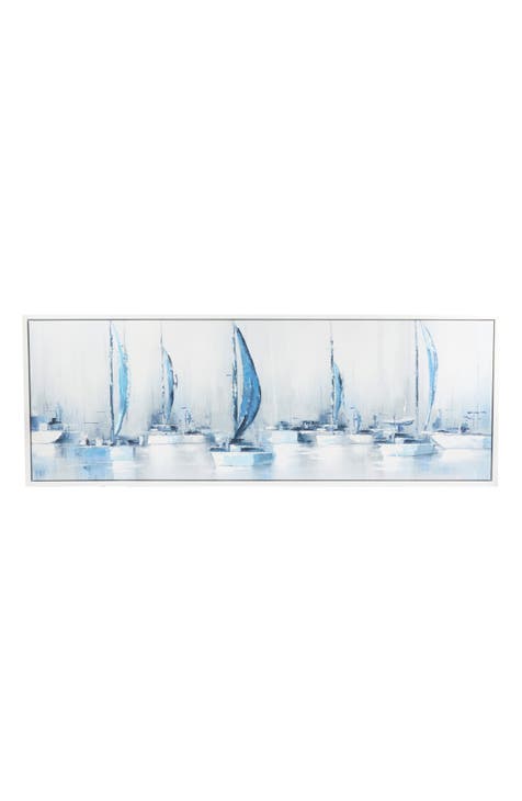 Sailing Canvas Framed Wall Art