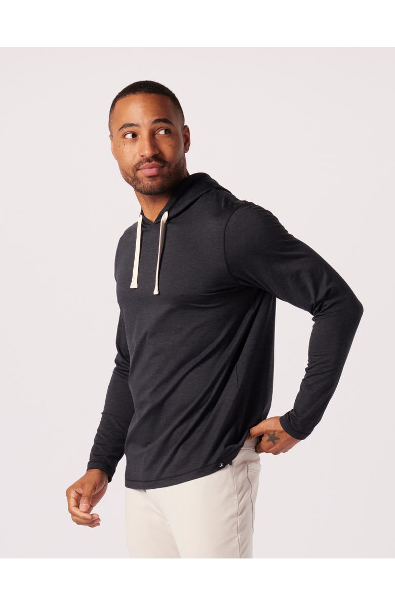 GLYDER Bedford Hoodie, Alternate, color, Jet Black Marble