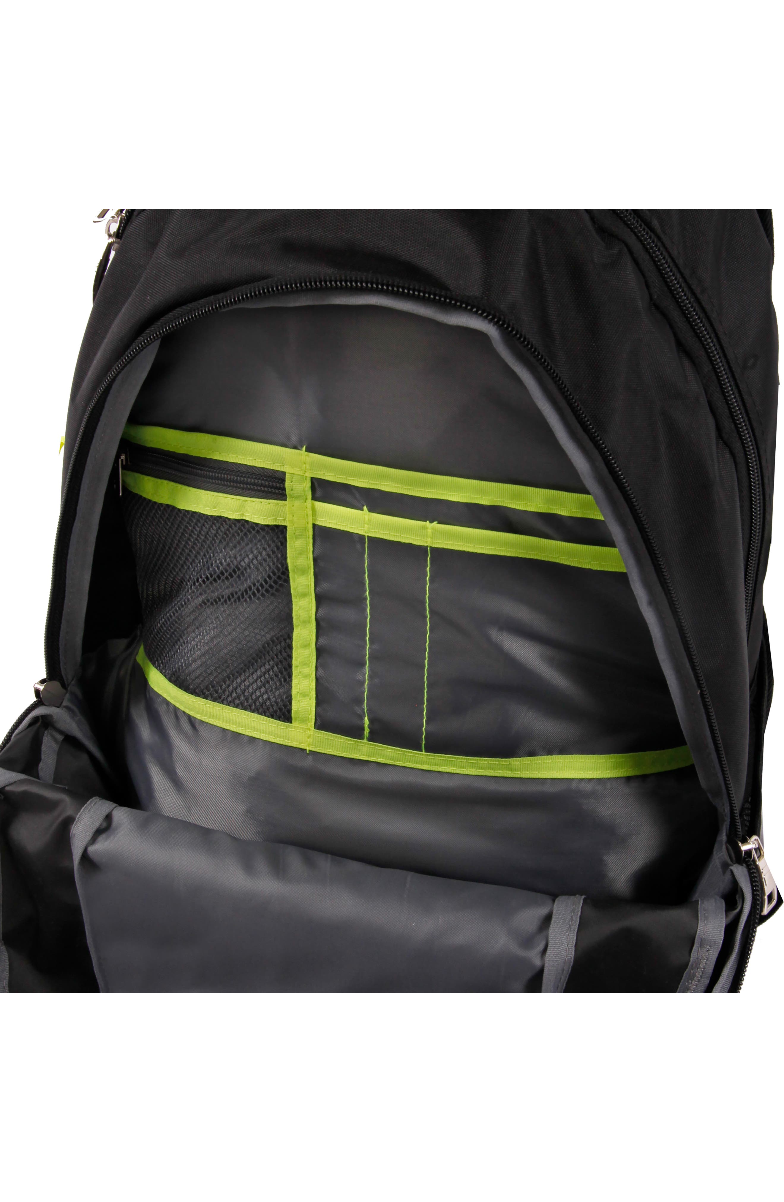 FILA Vertex Backpack, Alternate, color, Black/ Neon