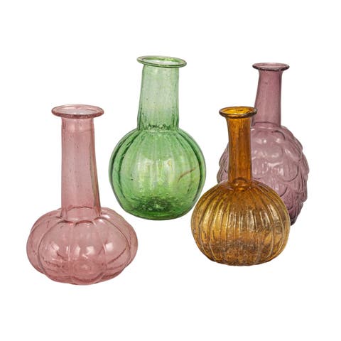 Various Embossed Vases