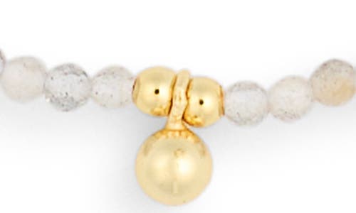 Argento Vivo Lab Stone Anklet In Gold